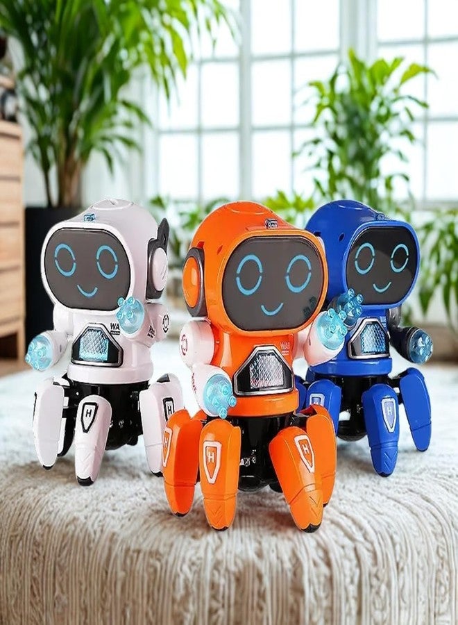 VRION® KRIMION® Toy Robot Dancing All Direction Rotation Robot with Colorful Lights and Music Dancing Robot Toys for Boys and Girls | Pack of 1 I (Assorted Colours) - Image 3